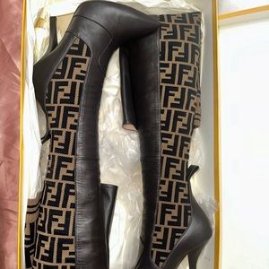 Fendi thigh high boots